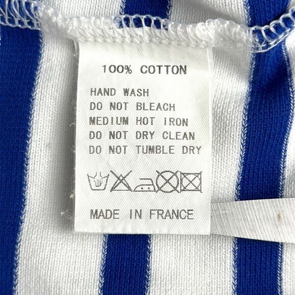 Orcival Girl’s Basque French Sailor
Shirt Cotton Striped made in France 14A - Picture 10 of 10